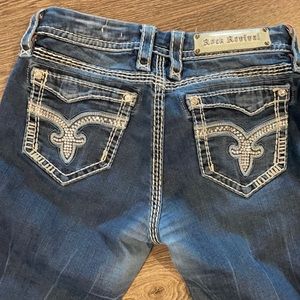 Rock Revival Vivian Easy Capri Bling Rhinestone